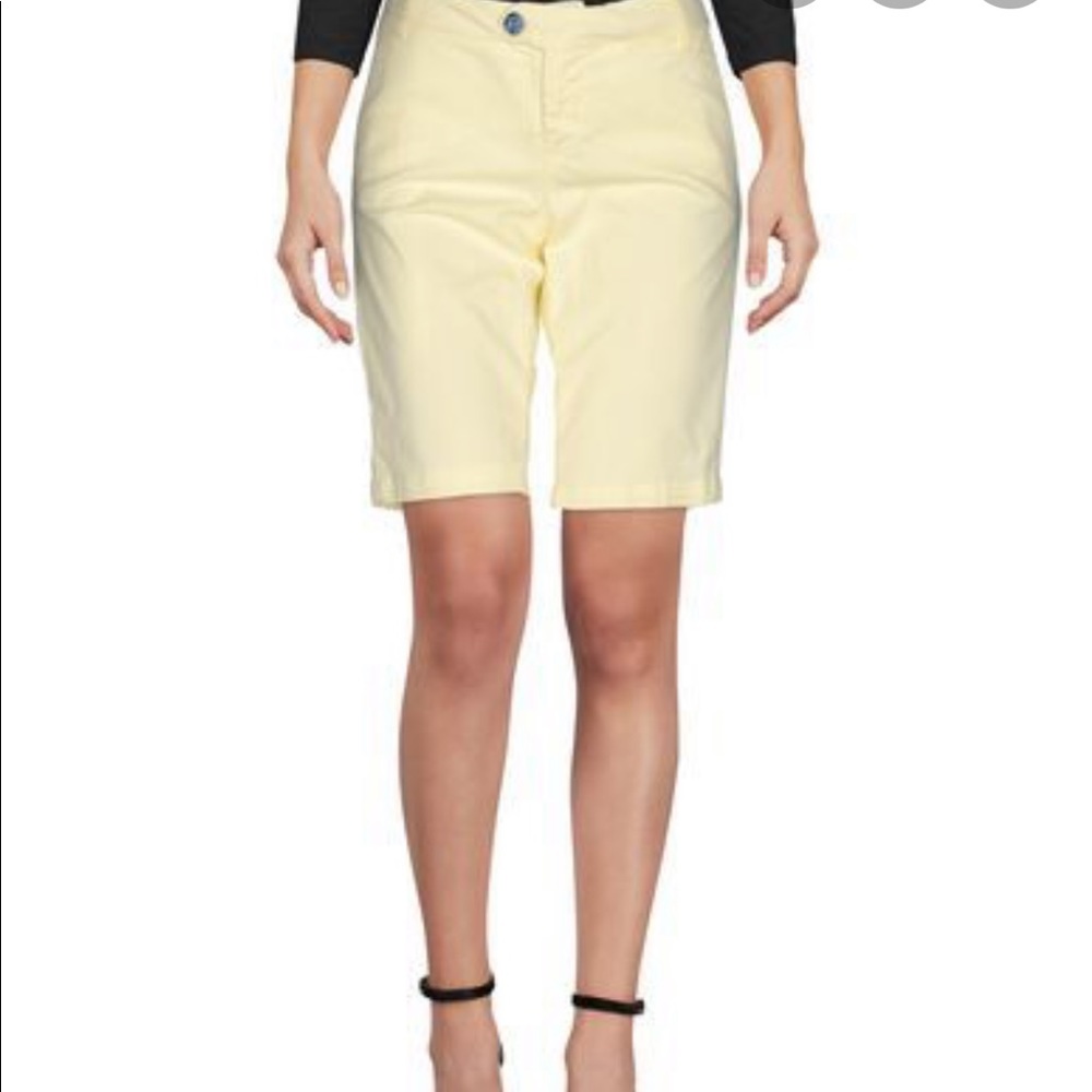 Yellow Calvin Klein Bermuda shorts